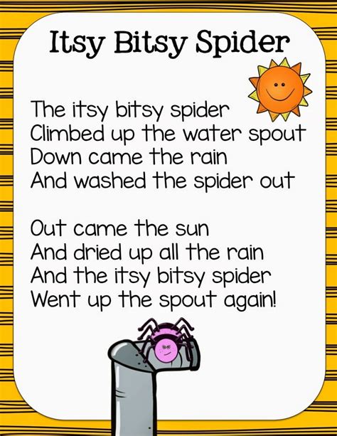 the itsy bitsy spider|the itsy bitsy spider printable.